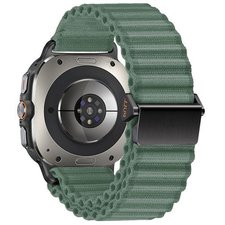 ����� �� / ������ ���� Ocean Style Nylon Band ���� iBands (��� Green)  ����� ��� ����  Samsung Galaxy Watch Ultra / Watch Ultra 2025