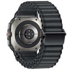 רצועת בד / ניילון מדגם Ocean Style Nylon Band מבית iBands (צבע Black) לשעון חכם מדגם Samsung Galaxy Watch Ultra / Watch Ultra 2025 רצועת בד / ניילון מדגם Ocean Style Nylon Band מבית iBands (צבע Black) לשעון חכם מדגם Samsung Galaxy Watch Ultra / Watch Ultra 2025