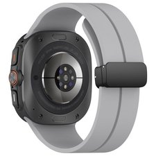 רצועת סיליקון מדגם Magnetic Folding Buckle Silicone Band מבית iBands (צבע Grey) לשעון חכם מדגם Samsung Galaxy Watch Ultra / Watch Ultra 2025 רצועת סיליקון מדגם Magnetic Folding Buckle Silicone Band מבית iBands (צבע Grey) לשעון חכם מדגם Samsung Galaxy Watch Ultra / Watch Ultra 2025