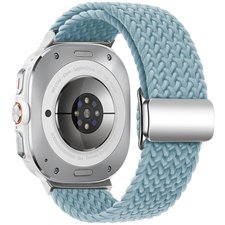 ����� �� / ������ ���� Loop Magnetic Buckle Nylon Band ���� iBands (��� Rock Blue)  ����� ��� ����  Samsung Galaxy Watch Ultra / Watch Ultra 2025