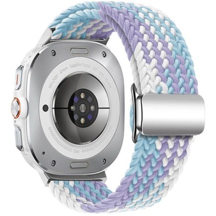 ����� �� / ������ ���� Loop Magnetic Buckle Nylon Band ���� iBands (��� Violets)  ����� ��� ����  Samsung Galaxy Watch Ultra / Watch Ultra 2025
