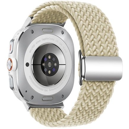 ����� �� / ������ ���� Loop Magnetic Buckle Nylon Band ���� iBands (��� Starlight)  ����� ��� ����  Samsung Galaxy Watch Ultra / Watch Ultra 2025