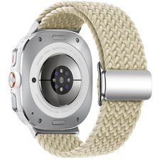 ����� �� / ������ ���� Loop Magnetic Buckle Nylon Band ���� iBands (��� Starlight)  ����� ��� ����  Samsung Galaxy Watch Ultra / Watch Ultra 2025