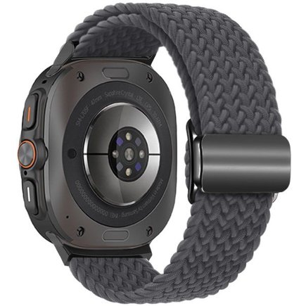 ����� �� / ������ ���� Loop Magnetic Buckle Nylon Band ���� iBands (��� Space Grey)  ����� ��� ����  Samsung Galaxy Watch Ultra / Watch Ultra 2025