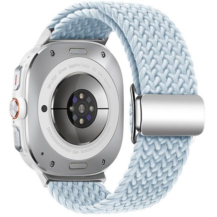 ����� �� / ������ ���� Loop Magnetic Buckle Nylon Band ���� iBands (��� Fog Blue)  ����� ��� ����  Samsung Galaxy Watch Ultra / Watch Ultra 2025