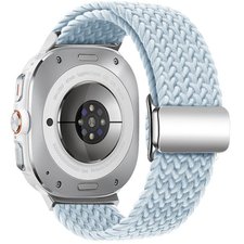 רצועת בד / ניילון מדגם Loop Magnetic Buckle Nylon Band מבית iBands (צבע Fog Blue) לשעון חכם מדגם Samsung Galaxy Watch Ultra / Watch Ultra 2025 רצועת בד / ניילון מדגם Loop Magnetic Buckle Nylon Band מבית iBands (צבע Fog Blue) לשעון חכם מדגם Samsung Galaxy Watch Ultra / Watch Ultra 2025