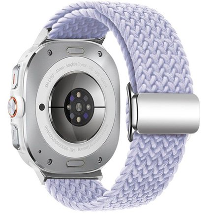 ����� �� / ������ ���� Loop Magnetic Buckle Nylon Band ���� iBands (��� Fog Purple)  ����� ��� ����  Samsung Galaxy Watch Ultra / Watch Ultra 2025