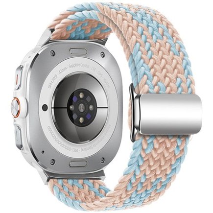 ����� �� / ������ ���� Loop Magnetic Buckle Nylon Band ���� iBands (��� Blue Diamond Powder)  ����� ��� ����  Samsung Galaxy Watch Ultra / Watch Ultra 2025
