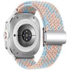 ����� �� / ������ ���� Loop Magnetic Buckle Nylon Band ���� iBands (��� Blue Diamond Powder)  ����� ��� ����  Samsung Galaxy Watch Ultra / Watch Ultra 2025