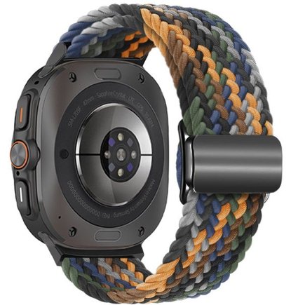 ����� �� / ������ ���� Loop Magnetic Buckle Nylon Band ���� iBands (��� Camo Colorful)  ����� ��� ����  Samsung Galaxy Watch Ultra / Watch Ultra 2025