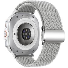 רצועת בד / ניילון מדגם Loop Magnetic Buckle Nylon Band מבית iBands (צבע Light Grey) לשעון חכם מדגם Samsung Galaxy Watch Ultra / Watch Ultra 2025 רצועת בד / ניילון מדגם Loop Magnetic Buckle Nylon Band מבית iBands (צבע Light Grey) לשעון חכם מדגם Samsung Galaxy Watch Ultra / Watch Ultra 2025
