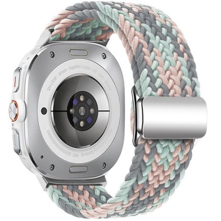 ����� �� / ������ ���� Loop Magnetic Buckle Nylon Band ���� iBands (��� Coral)  ����� ��� ����  Samsung Galaxy Watch Ultra / Watch Ultra 2025