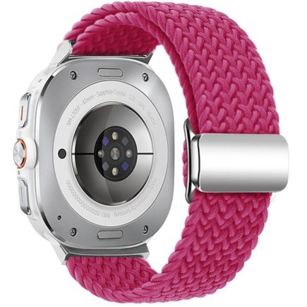 ����� �� / ������ ���� Loop Magnetic Buckle Nylon Band ���� iBands (��� Raspberry)  ����� ��� ����  Samsung Galaxy Watch Ultra / Watch Ultra 2025