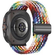 רצועת בד / ניילון מדגם Loop Magnetic Buckle Nylon Band מבית iBands (צבע Official Rainbow) לשעון חכם מדגם Samsung Galaxy Watch Ultra / Watch Ultra 2025 רצועת בד / ניילון מדגם Loop Magnetic Buckle Nylon Band מבית iBands (צבע Official Rainbow) לשעון חכם מדגם Samsung Galaxy Watch Ultra / Watch Ultra 2025
