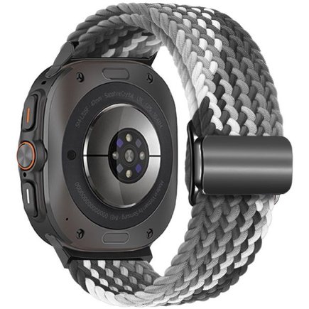 ����� �� / ������ ���� Loop Magnetic Buckle Nylon Band ���� iBands (��� Dark Chocolate)  ����� ��� ����  Samsung Galaxy Watch Ultra / Watch Ultra 2025