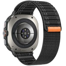 ����� �� / ������ ���� Texture Nylon Band ���� iBands (��� Black)  ����� ��� ����  Samsung Galaxy Watch Ultra / Watch Ultra 2025