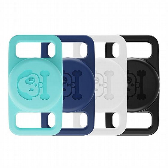 ����� ������ ���� ���� Solid Color Hard Case ���� LaTera ��� ��� AirTag (���� 4 ������)
