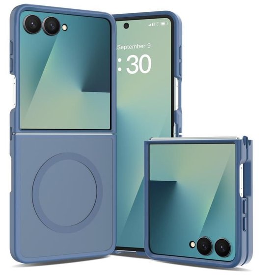 ����� ���� ���� Skin Feel Contrast MagSafe Case ���� LaTera ������ ������ ����: Samsung Galaxy Z Flip 8 (��� ����)