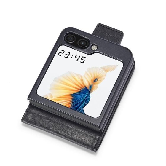 ����� ��� ���� Rfid Leather CASE ���� LaTera ������ ������ ����: Samsung Galaxy Z Flip 8