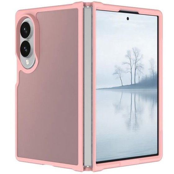 ����� ���� ���� Skin Feel Contrast Case ���� LaTera ������ ������ ����: Samsung Galaxy Z Fold 8 (��� ����)