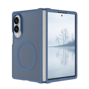 נרתיק קשיח מדגם Skin Feel Contrast MagSafe Case מבית LaTera לטלפון סלולרי מדגם: Samsung Galaxy Z Fold 8 (צבע כחול) נרתיק קשיח מדגם Skin Feel Contrast MagSafe Case מבית LaTera לטלפון סלולרי מדגם: Samsung Galaxy Z Fold 8 (צבע כחול)