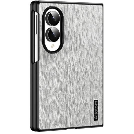 ����� ���� ���� Tree Bark Hard Case ���� Aitotom ������ ������ ����: Samsung Galaxy Z Fold 8 (��� ����)